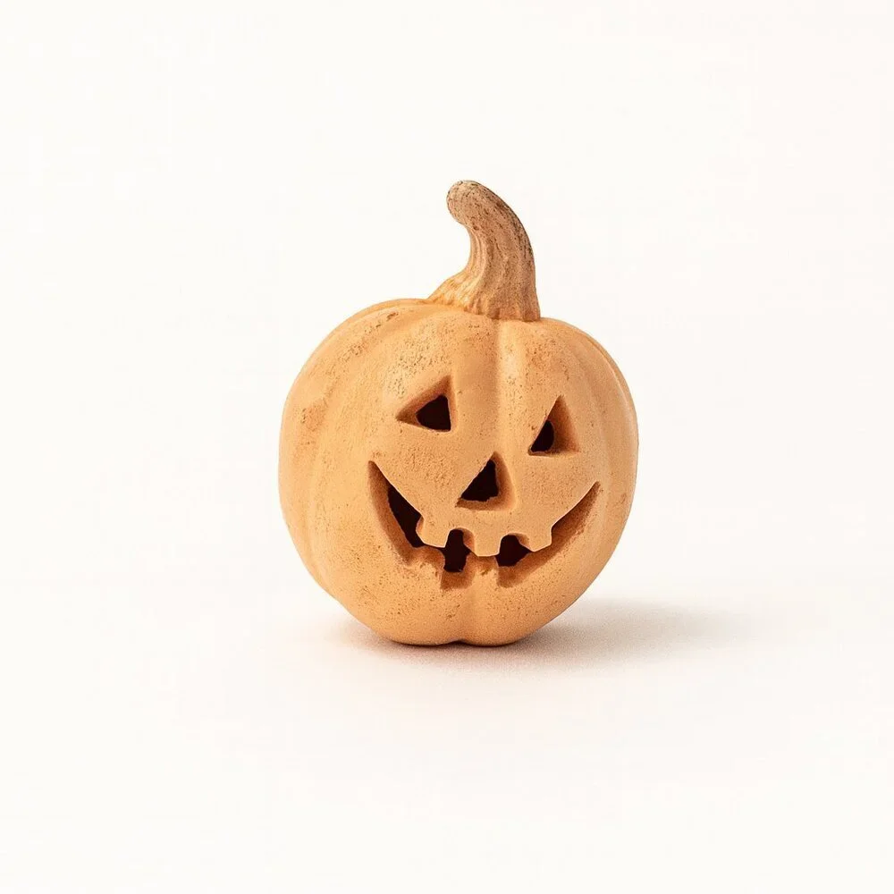 🎃 Charming Ceramic Pumpkin Jack-O’-Lantern | New in Box | Light-Up Halloween